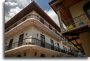 Wrought-iron Railings::Casco Viejo, Panama::